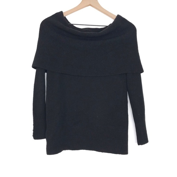 ANN TAYLOR LOFT Cowl Neck Knit Merino Wool Blend Sweater Top XXS - Picture 1 of 7